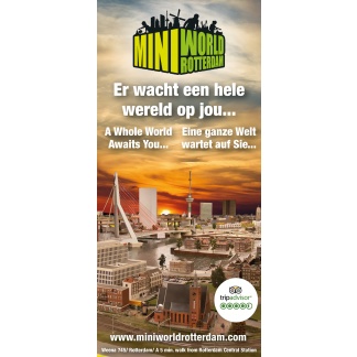 Bestel gratis de folder van Miniworld Rotterdam