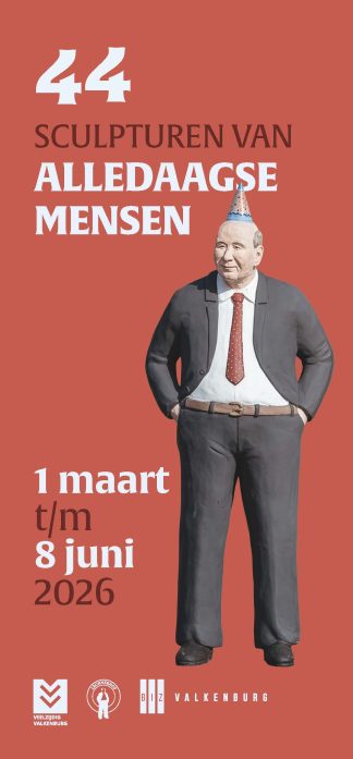 44 sculpturen van alledaagse mensen 1 maart t/m 8 juni 2026 Valkenburg