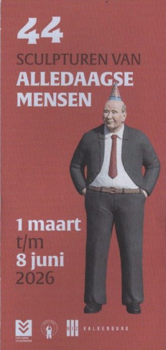 44 sculpturen van alledaagse mensen 1 maart t/m 8 juni 2026 Valkenburg