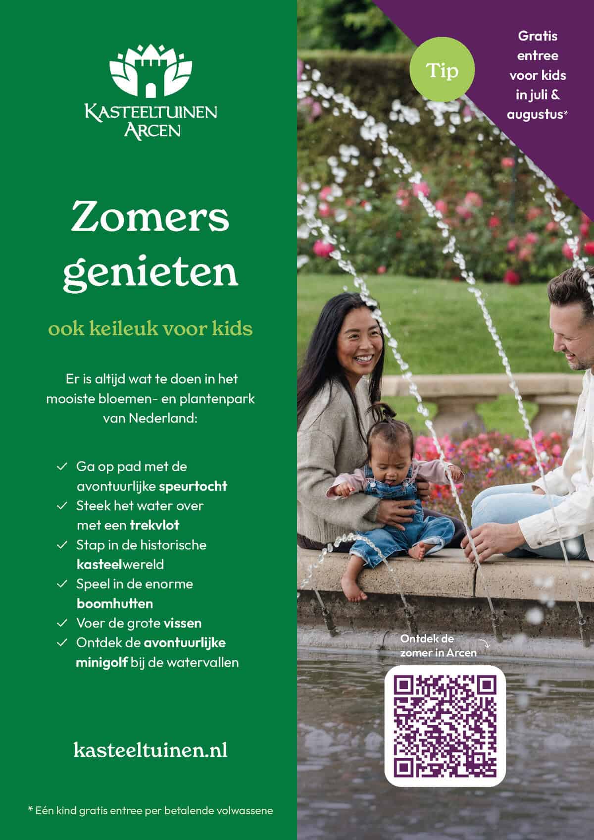 Kasteeltuinen Arcen Zomers Genieten