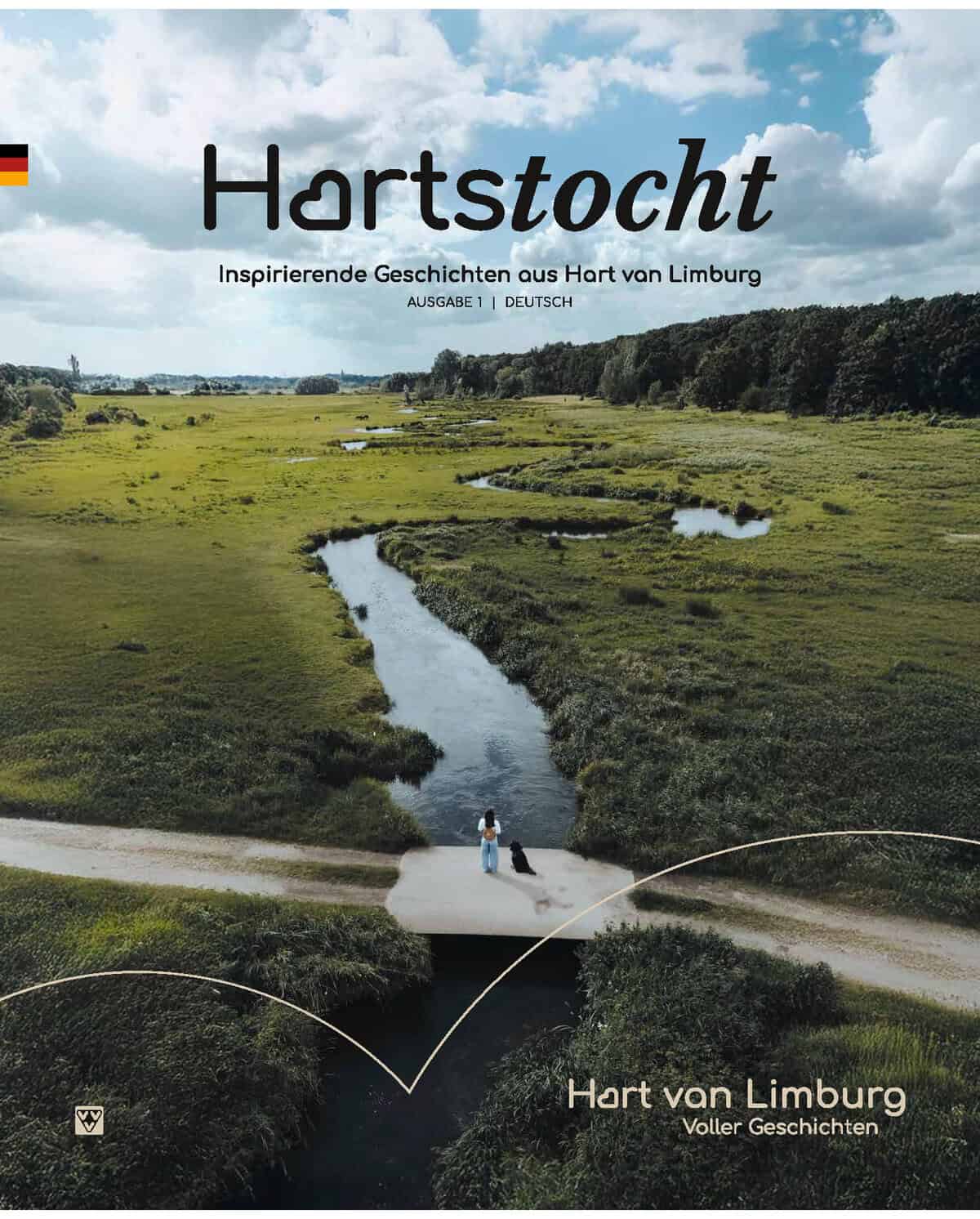 Magazine Midden-Limburg Hartstocht van Limburg Marketing (Duitstalig)