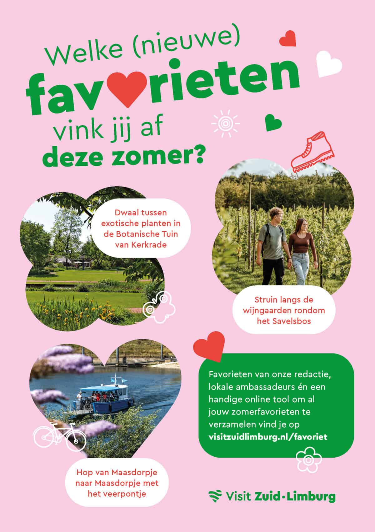 Visit Zuid-Limburg, welke favorieten vink jij af deze zomer?