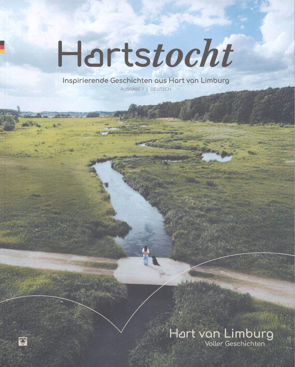 Magazine Midden-Limburg Hartstocht van Limburg Marketing (Duitstalig)