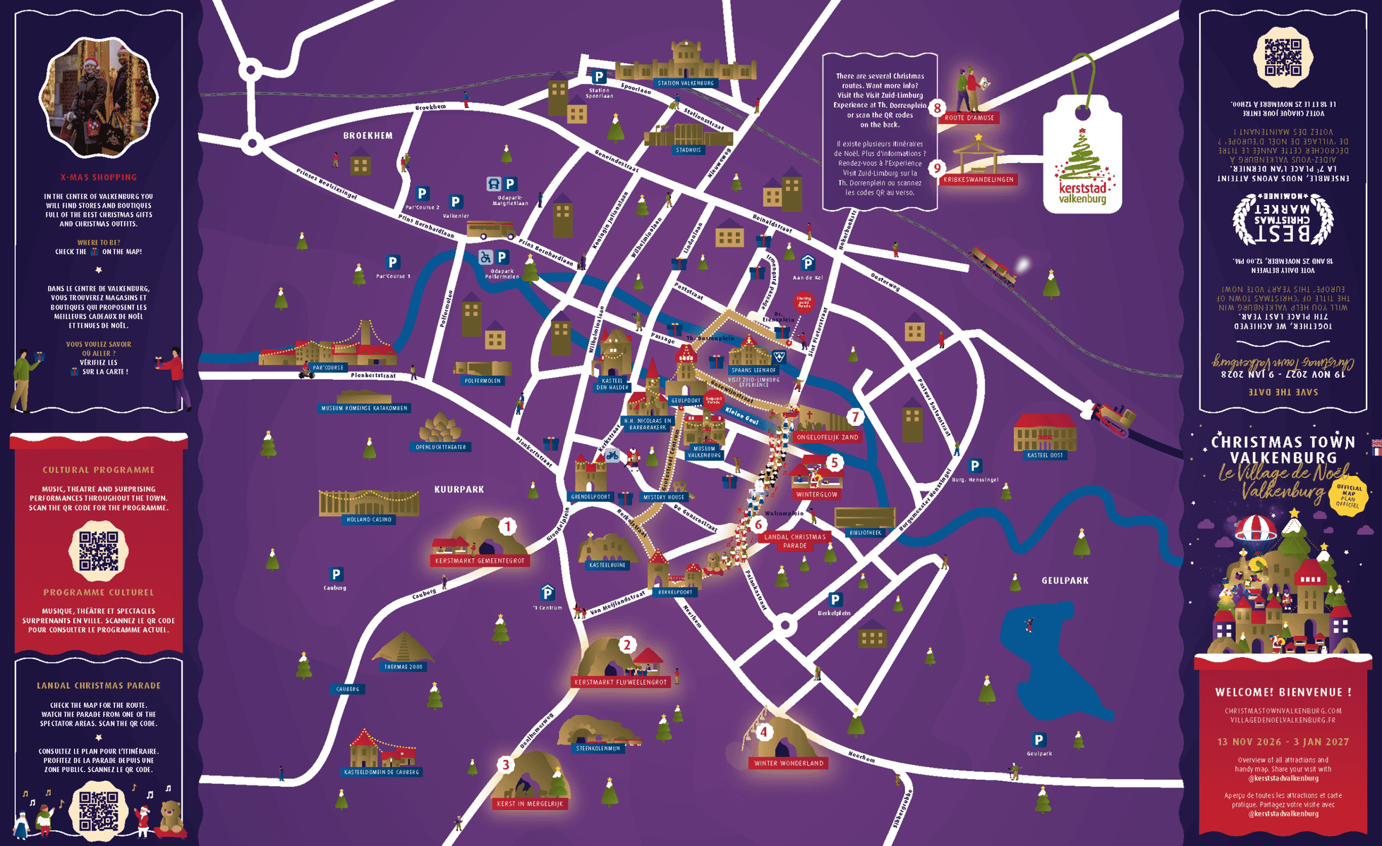 Kerststad Valkenburg 2026 Engels en Franstalig - Afbeelding 2